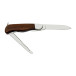 Outdoor folding pocket knife HIKER 2-piece with saw – handle rosewood 116-ND-2
