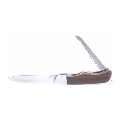 Outdoor folding pocket knife HIKER 2-piece with saw – handle rosewood 116-ND-2