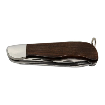 Outdoor folding pocket knife HIKER 6-piece with saw, corkscrew and bottle opener and can opener – ha