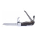 Outdoor folding pocket knife HIKER 6-piece with saw, corkscrew and bottle opener and can opener – ha