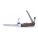 Outdoor folding pocket knife HIKER 6-piece with saw, screwdriver and bottle opener and can opener -