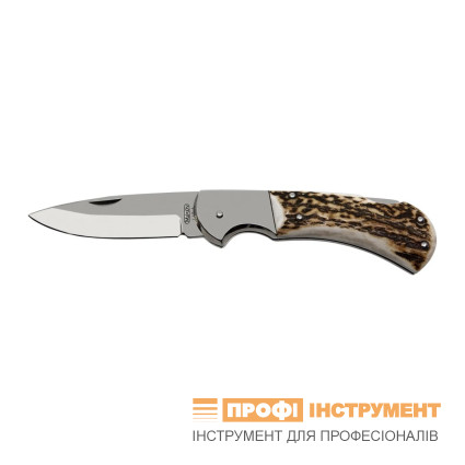 Hunting folding knife HABLOCK – antler handle scale 220-XP-1 Hunting folding knife HABLOCK – antler handle scale 220-XP-1