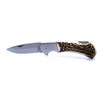 Hunting folding knife HABLOCK – antler handle scale 220-XP-1 Hunting folding knife HABLOCK – antler handle scale 220-XP-1