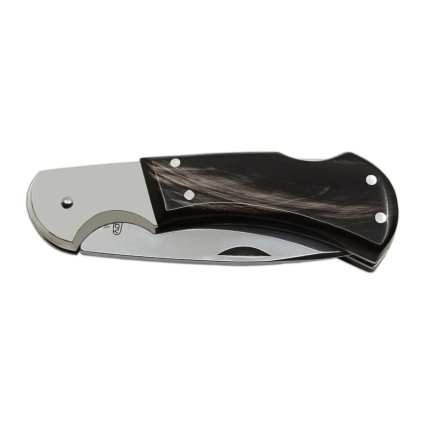 Hunting folding knife HABLOCK – buffalo horn handle scale 220-XR-1 Hunting folding knife HABLOCK – buffalo horn handle scale 220-XR-1