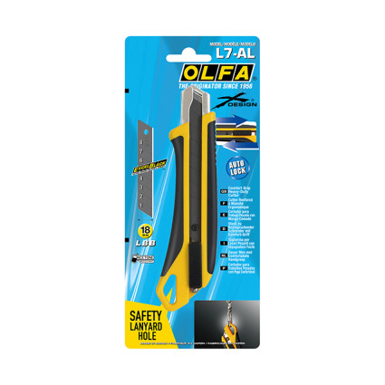 Ніж OLFA L7-AL/DSB X-design ComfortGrip (238530)