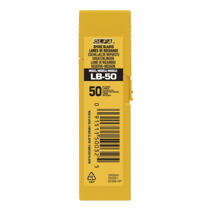 Лезвие OLFA LB-50 сегментированное 18мм 50шт (330513)