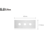 Лезвие OLFA SKB-10/10B 12.5х0.4мм; 10шт (687513)