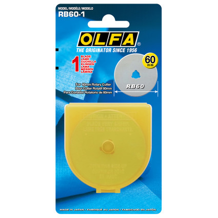 Лезвие OLFA RB60H-1 60х0,35 мм (754512)