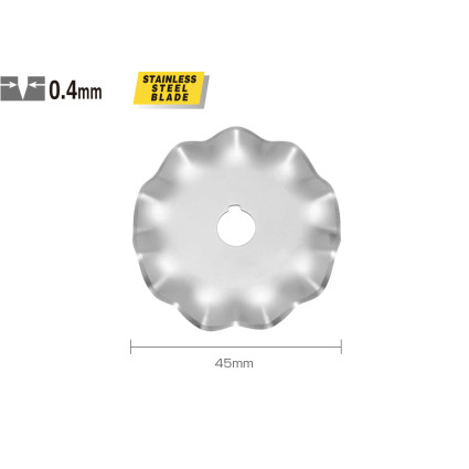 Лезвие OLFA WAB45-1 дисковое 45x0,4 мм (786511)