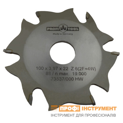 Диск пильный PROFITOOL - 100х3,97х3,0х22 мм Z=2+4, F+W (2110001)