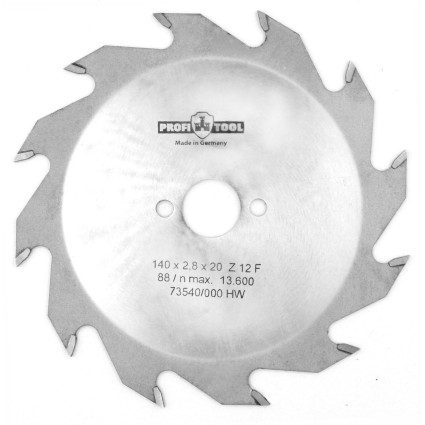 Диск пильный PROFITOOL - 140х2,8х1,8х20 мм Z=12, F (2114001)
