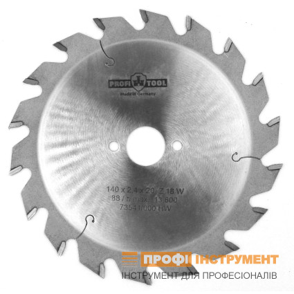 Диск пильный PROFITOOL - 140х2,4х1,4х20 мм Z=18, W (ATB) (2114002)