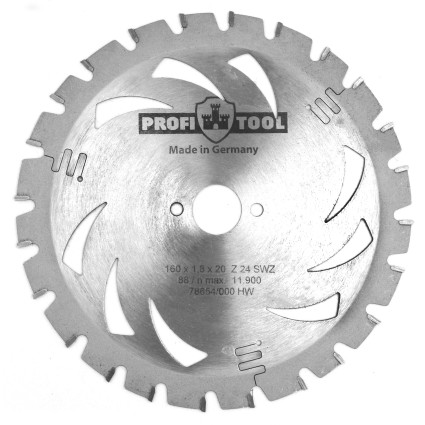 Диск пильный PROFITOOL - 160х1,8х1,2х20 мм Z=24, S-WZ (Super-ATB) (2116002)