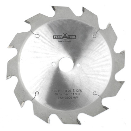 Диск пильный PROFITOOL - 160х2,.6х1,8х20 мм Z=12, F (2116003)