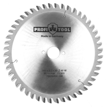 Диск пильный PROFITOOL - 160х2,2х1,4х20 мм Z=48, W (ATB) (2116005)