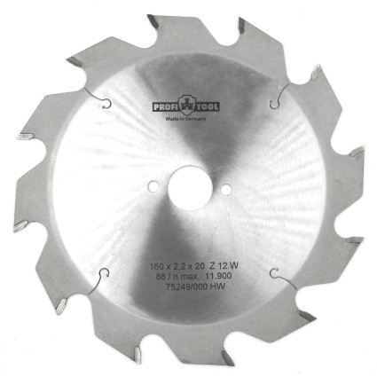 Диск пильный PROFITOOL - 160х2,2х1,4х20 мм Z=12, W (ATB) (2116006)