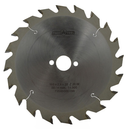 Диск пильный PROFITOOL - 160х2,4х1,4х20 мм Z=20, W (ATB) (2116011)