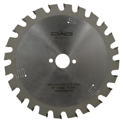 Диск пильный PROFITOOL - 160х2,8х1,8х20 мм Z=24, S-WZ (Super-ATB) (2116014)