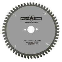 PROFITOOL Circular Saw Blade - 160x2.5x1.8x20 mm Z=54, TFneg (2116016)