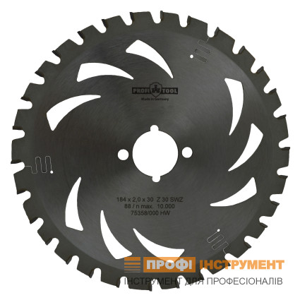 Диск пильный PROFITOOL - 184х2,0х1,4х30 мм Z=30, S-WZ (Super-ATB) (2118402)