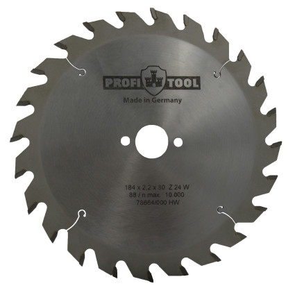 Диск пильный PROFITOOL - 184х2,2х1,4х30 мм Z=24, W (ATB) (2118404)