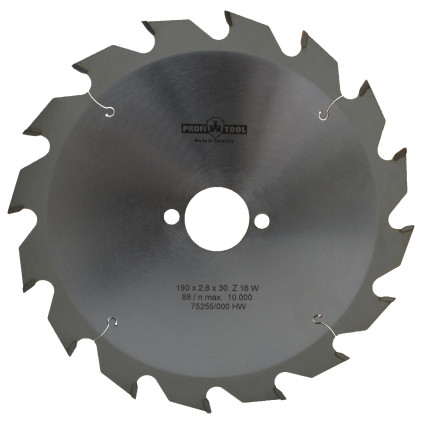 Диск пильный PROFITOOL - 190х2,6х1,6х30 мм Z=16, W (ATB) (2119005)