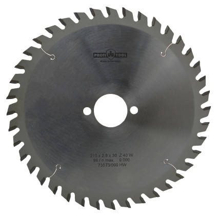 PROFITOOL Circular Saw Blade - 210x2.8x1.8x30 mm Z=40, W (ATB) (2121004)