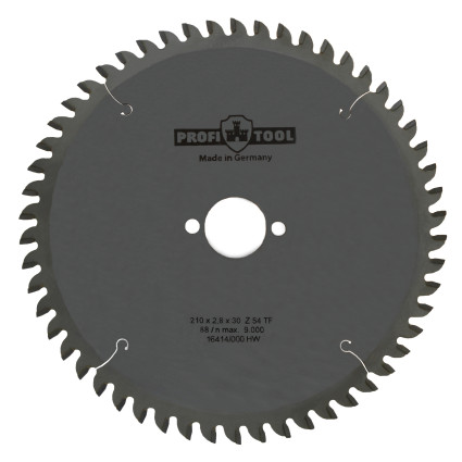 Диск пильный PROFITOOL - 210х2,8х2,2х30 мм Z=54, TF (TCG) (2121006)