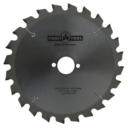 Saw blade PROFITOOL - 210x2,8x1,8x30 mm Z=24, Wneg (ATBneg) (2121007)