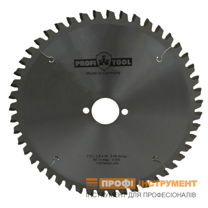 PROFITOOL Circular Saw Blade - 210x2.8x1.8x30 mm Z=48, Wneg (ATBneg) (2121008)