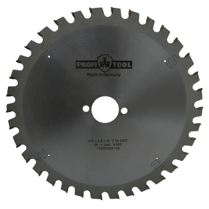 Диск пильный PROFITOOL - 216х2,8х1,8х30 мм Z=34, S-WZ (Super-ATB) (2121601)