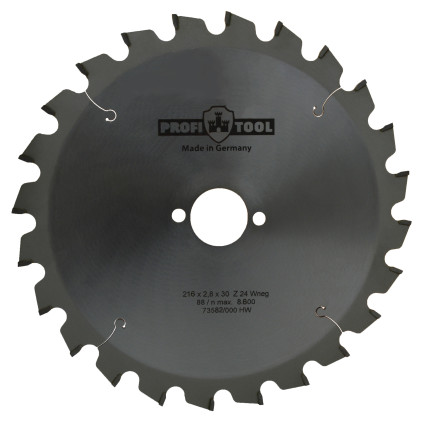 Saw blade PROFITOOL - 216x2,8x1,8x30 mm Z=24, Wneg (ATBneg) (2121602)