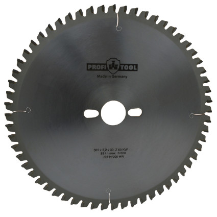PROFITOOL Circular Saw Blade - 305x3.2x2.2x30 mm Z=60, Wneg (ATBneg) (2130502)