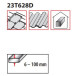 Полотно для сабельних пил PROFITOOL 130/150x19x1.2 мм. 18 зуб/дюйм (арт. 23T628D)