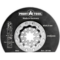 Segmented Blade PROFITOOL 85x0.5 mm STARLOCK, HSS (26106)