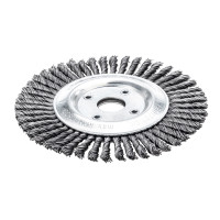 Disc brush for welders PROFITOOL 178x6x22.2 mm, steel wire 0.5 mm, Z76 (30030)
