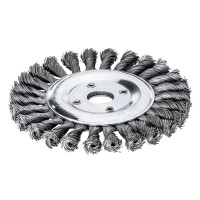 Disc brush for welders PROFITOOL 178x14x22.2 mm, steel wire 0.5 mm, Z32  (30031)