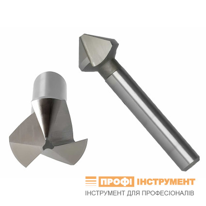 Зенкер конический PROFITOOL D10,4х50 мм 90°, хвостовик 6 мм M2 HSS (40912)