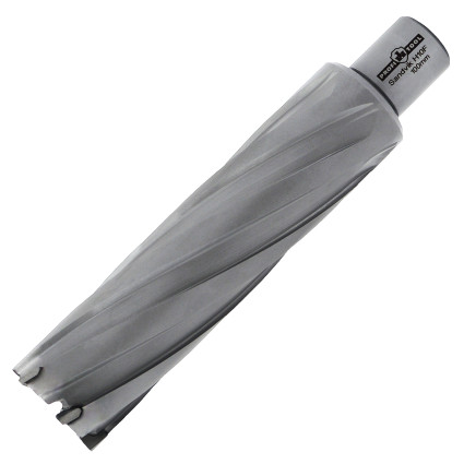 Annular cutter PROFITOOL 24x100 mm carbide teeth Sandvik H10F, WELDON shank 19 mm (4124100TCT)