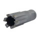 PROFITOOL Rail Annular Cutter 28×30 mm, Sandvik H10F Carbide-Tipped Teeth, 19 mm Weldon Shank (412830TCTR)