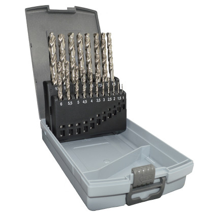 Набор сверл по металлу 1-10 мм HSS-G DIN 338 RN PROFITOOL 19 шт. (48001)