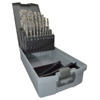 Set of metal drill bits 1-13 mm HSS-G DIN 338 RN PROFITOOL 25 pcs. (48002)