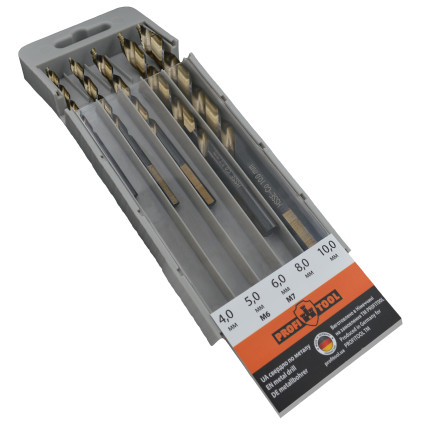 Набор сверл по металлу 4-10 мм HSSE-Co STEP-TEC DIN 338 RN PROFITOOL 5 шт. (48019)