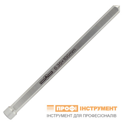 Штифт центрирующий PROFITOOL 6,35x106 для кольцевых фрез диаметром 12–17 мм TCT (490005TCT)