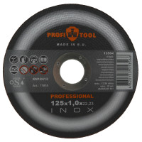 Круг відрізний PROFITOOL INOX PROFESSIONAL 125х1,0х22,2 мм (71010)