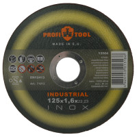 PROFITOOL INOX INDUSTRIAL metal cutting-off wheel 125x1.6x22.2 mm (71013)