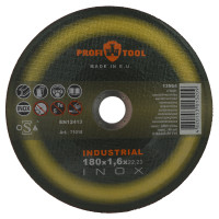 Круг отрезной по металлу PROFITOOL INOX INDUSTRIAL 180х1,6х22,2 мм (71018)