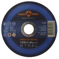 PROFITOOL INDUSTRIAL cutting-off wheel for metal 125x1.0x22.2 mm (72006)