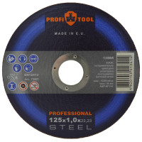 Круг відрізний по металу PROFITOOL PROFESSIONAL 125х1,0х22,2 мм (72007)