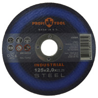 Круг відрізний по металу PROFITOOL INDUSTRIAL 125х2,0х22,2 мм (72012)